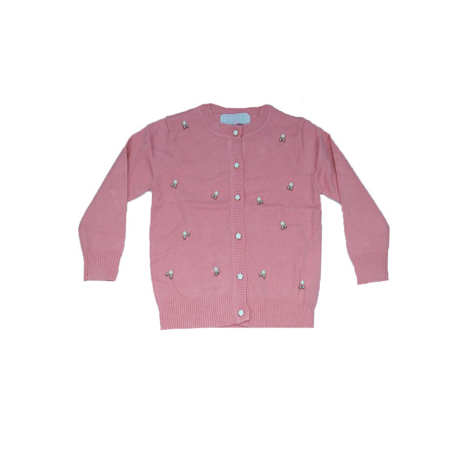 Cardigan maneca lunga fetite Happy House BL298R, Roz