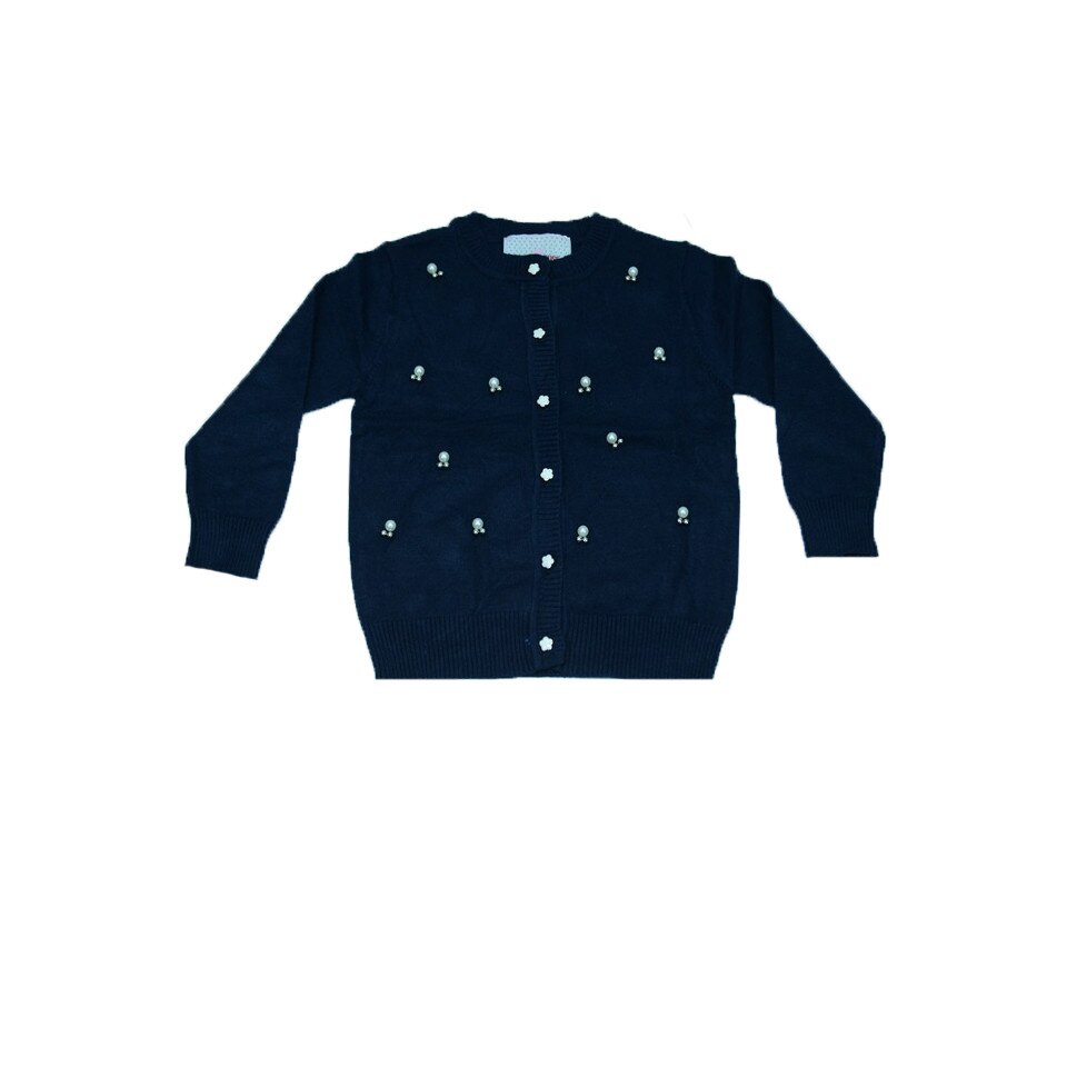 Cardigan maneca lunga fetite Happy House BL298, Bleumarin