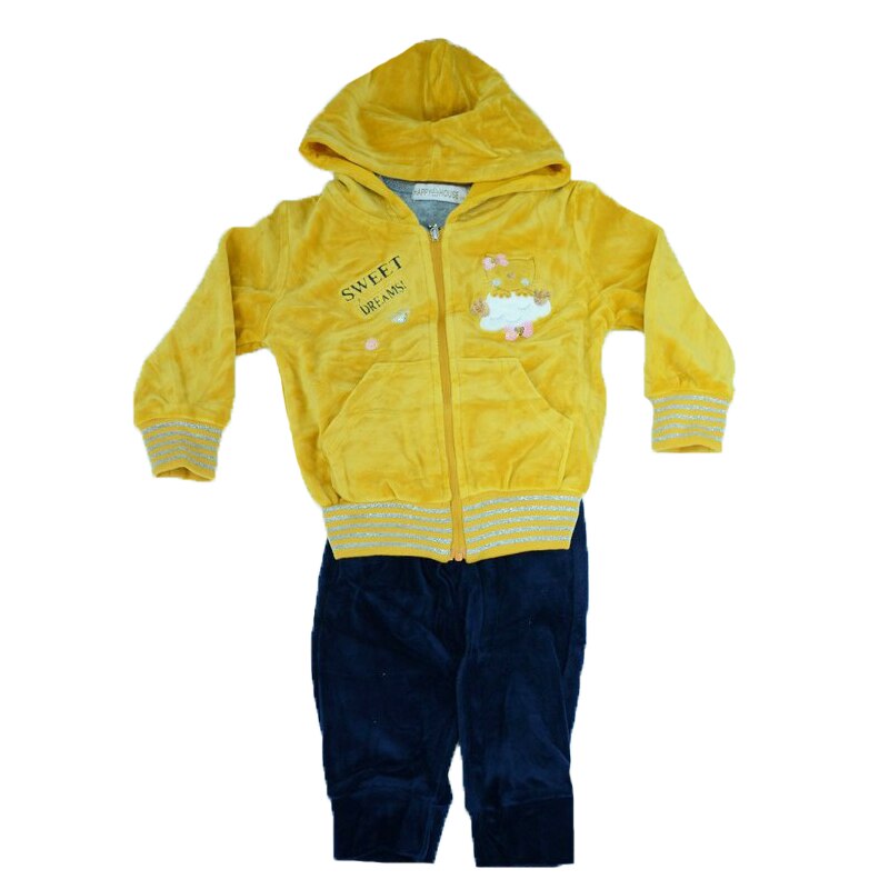 Compleu 3 piese pentru bebelusi Happy House WB-2685GA1, Multicolor