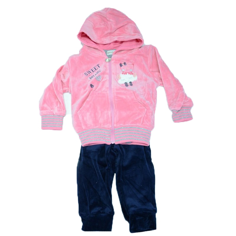 Compleu 3 piese pentru bebelusi Happy House WB-2685R1, Multicolor