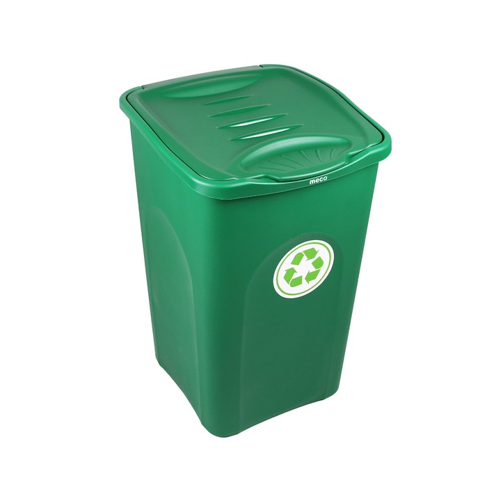 Cos gunoi colectare selectiva BeGreen 50 litri H-53 cm Verde