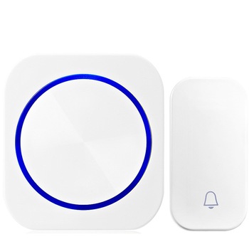 Sonerie wireless/ fara fir D63, fara baterii, 58 melodii, 100m, alb Sonerie wireless/ fara fir D63, fara baterii, 58 melodii, 100m, alb