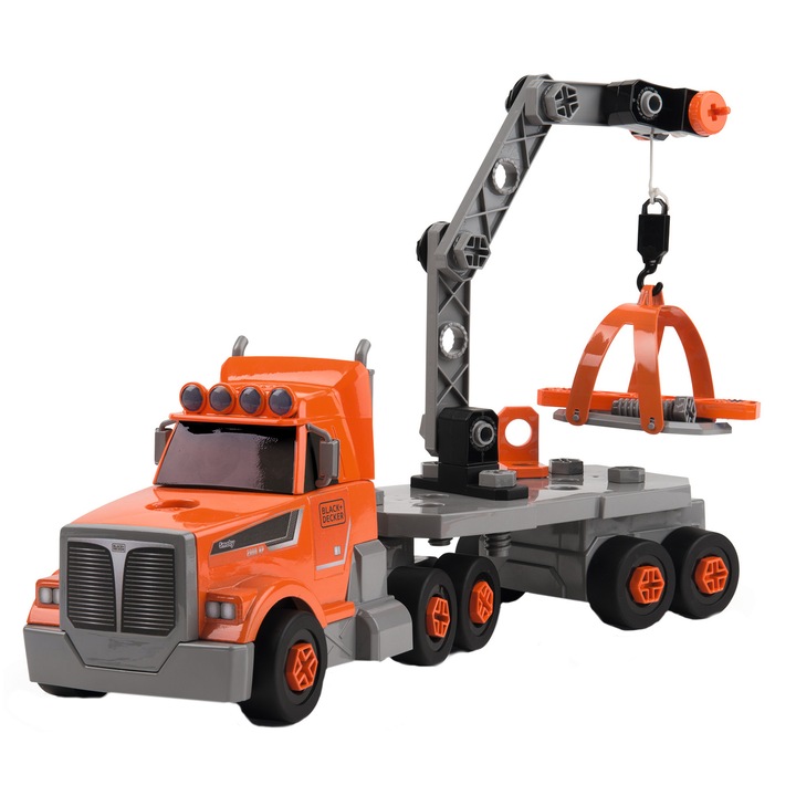 Set de joaca 2 in 1 Smoby - Black & Decker, masinuta cu trusa de scule