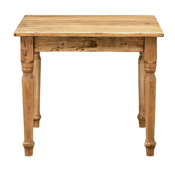 Masa fixa, culoare natur, Mobila lemn masiv, Tuscan Furniture, Lemn Masiv, 90 x 90 x 78 cm
