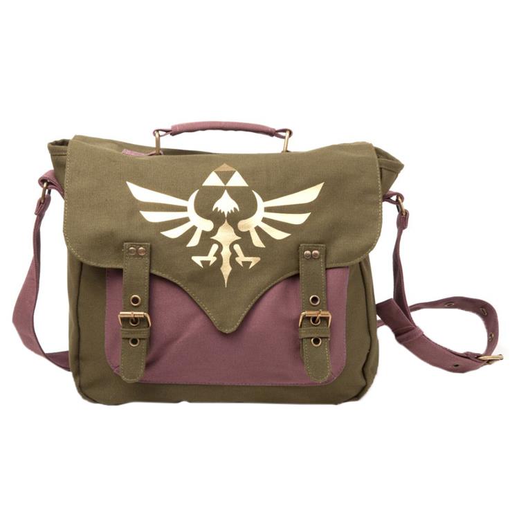 Geanta Legend Of Zelda Gold Messenger Logo