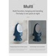 Pisoar pentru baieti Little Mom Rocket Navy cu inaltime reglabila, vas colector detasabil, dimensiune 27,5 x 15 x 49 cm