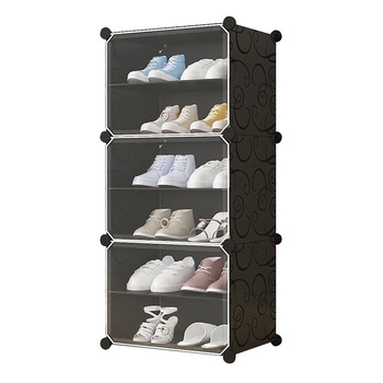 Pantofar 6 Nivele Negru Transparent, D2659 Pantofar 6 Nivele Negru Transparent, D2659