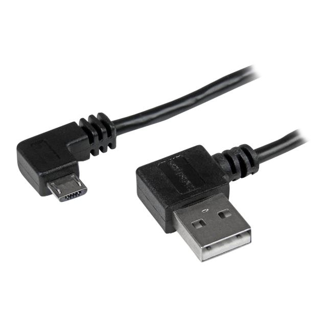 Cablu de date cu conectori inclinati stanga/dreapta , Delock ,USB A(tata)/B(tata) 2.0 Easy/USB 0.5m , negru