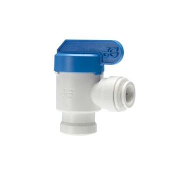 Robinet de trecere John Guest PPSV500822W, pentru rezervor, cu mufa rapida 1/4 Robinet de trecere John Guest PPSV500822W, pentru rezervor, cu mufa rapida 1/4