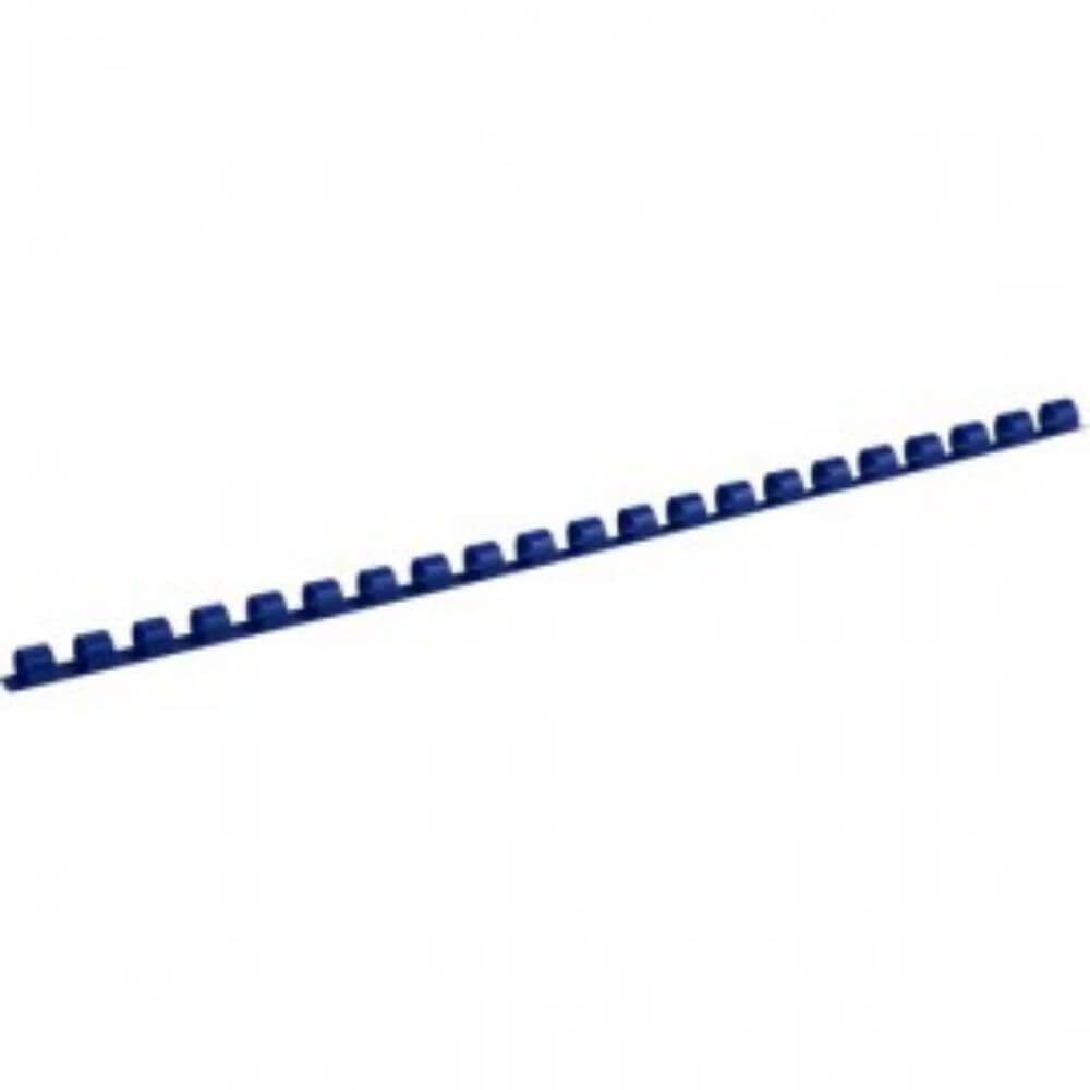 Inele din Plastic pentru Indosariere EVOffice, Dimensiune 8 mm, Capacitate 45 Coli, 100 Buc/Bax, Culoare Bleumarin, Spirale din Plastic de Legat