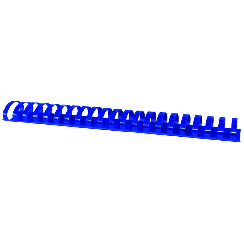 Inele din Plastic pentru Indosariere EVOffice, Dimensiune 45 mm, Capacitate 440 Coli, 50 Buc/Bax, Culoare Albastru, Spirale din Plastic de Legat