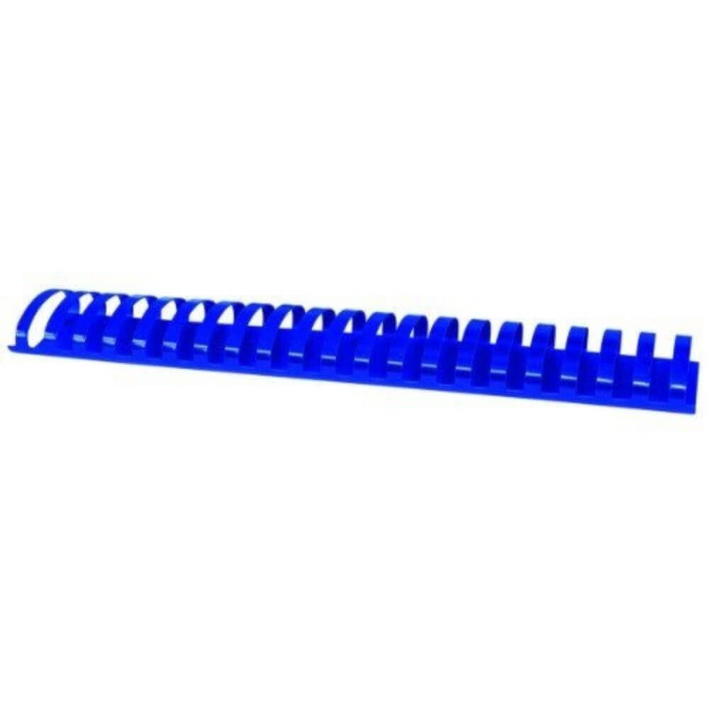 Inele din Plastic pentru Indosariere EVOffice, Dimensiune 51 mm, Capacitate 500 Coli, 50 Buc/Bax, Culoare Albastru, Spirale din Plastic de Legat