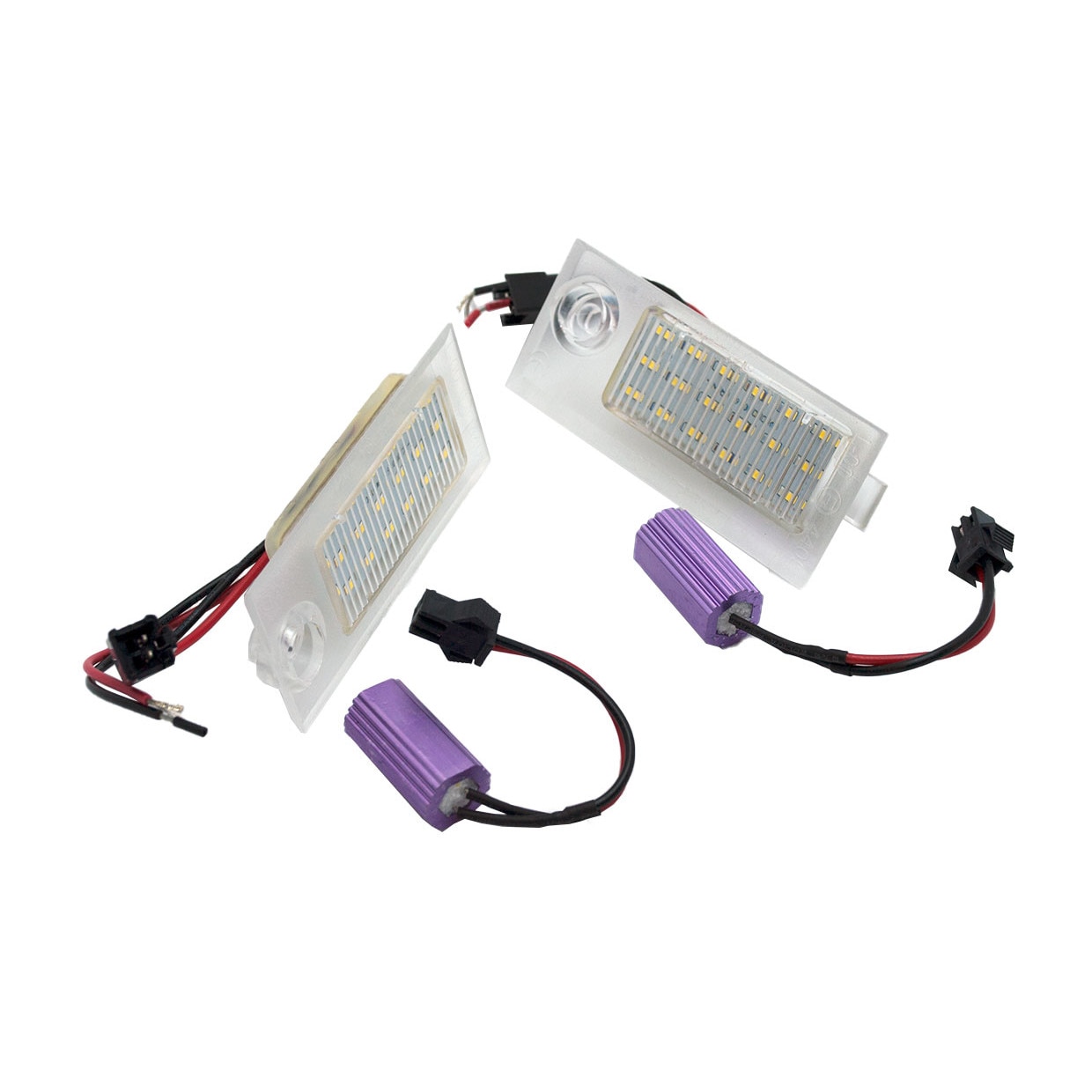 Set 2 Lampi LED placute numar AUDI A6 4B / C5