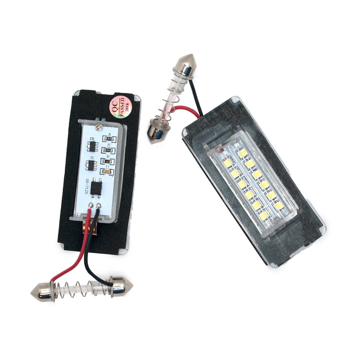 Set 2 Lampi LED placute numar Mini Cooper R56, R57, R58 si R59