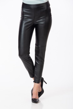 Pantaloni BE YOU imitatie, Negru Pantaloni BE YOU imitatie, Negru