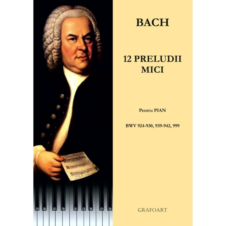 Bach J. S. - 12 preludii mici BWV 924-920, 939-942, 999