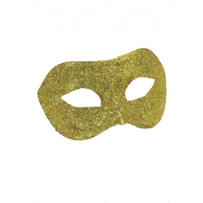 Masca Aurie cu Sclipici