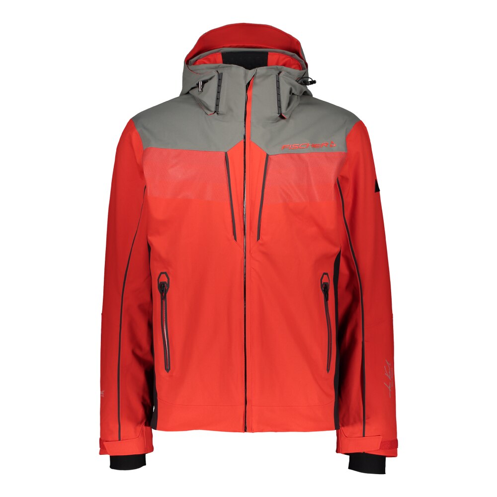 Geaca ski Fischer Hans Knauss, Rosu/Gri