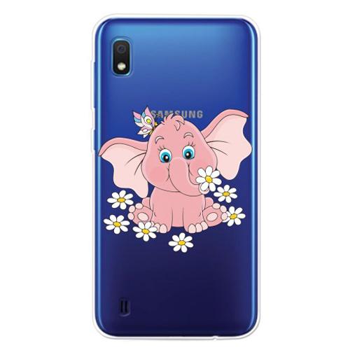 Carcasa Husa Samsung Galaxy A10 model Baby Elephant, Antisoc + Folie sticla securizata Samsung Galaxy A10 Tempered Glass Viceversa