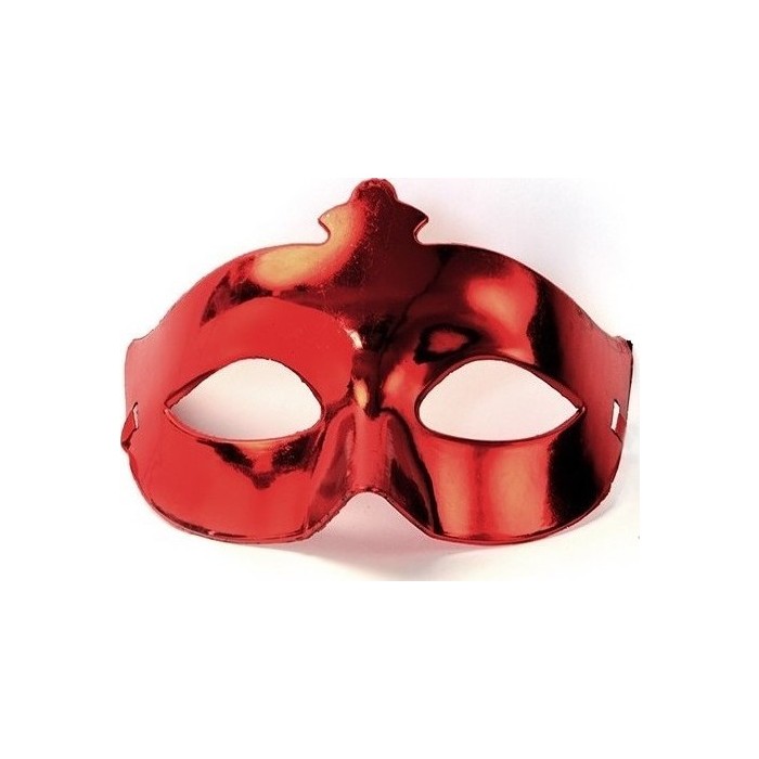 Masca Venetiana Rosu Metalizat
