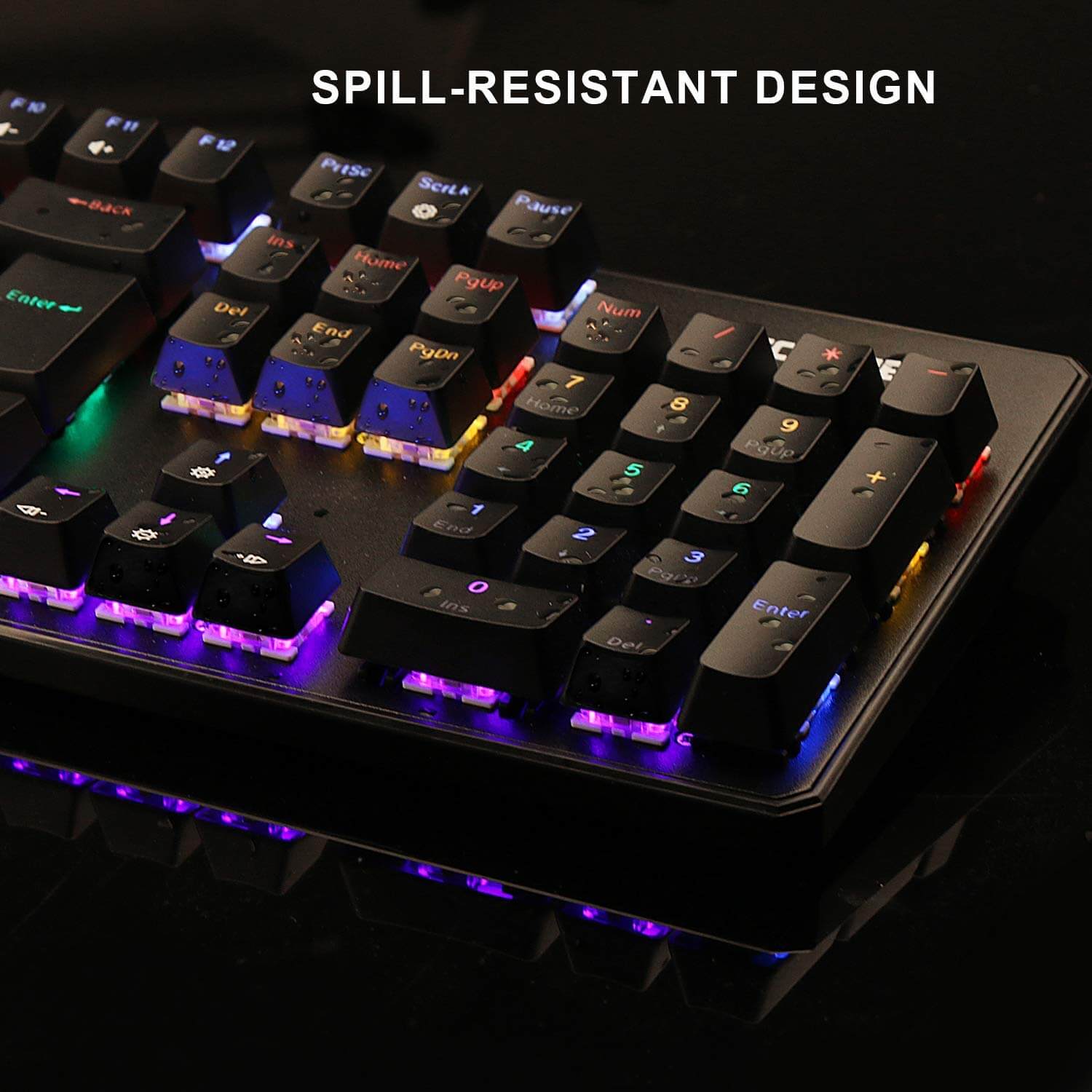 X10707 LED Illuminated Mechanical Gaming Keyboard механична