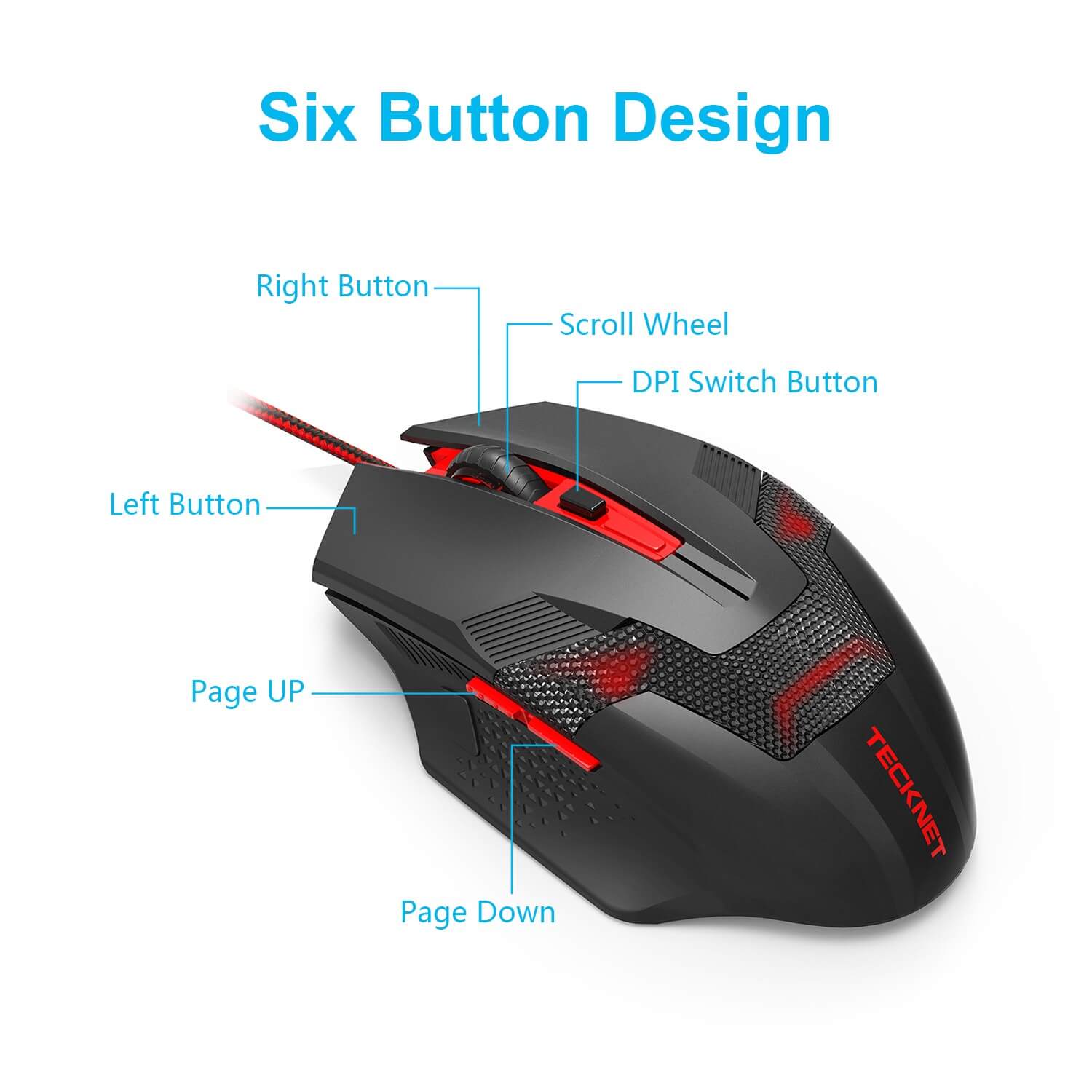 tecknet gaming mouse