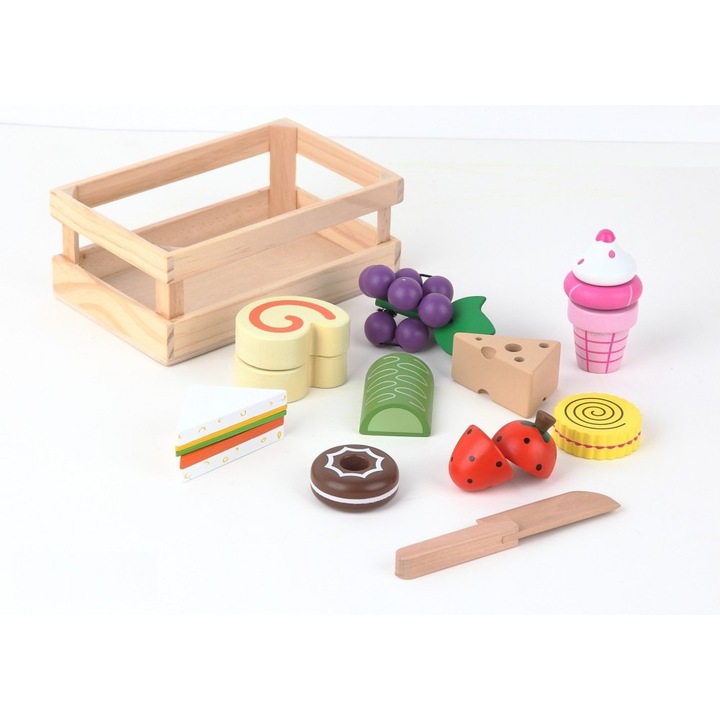 Regio 00550 (18 x 7 x 12 cm) fa készétel vágható készlet