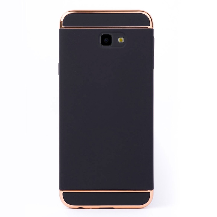 Luxus 3 részes tok/tok Samsung Galaxy J4 Plus (2018)/J415F készülékhez, tok, kemény, magas védelem, fekete