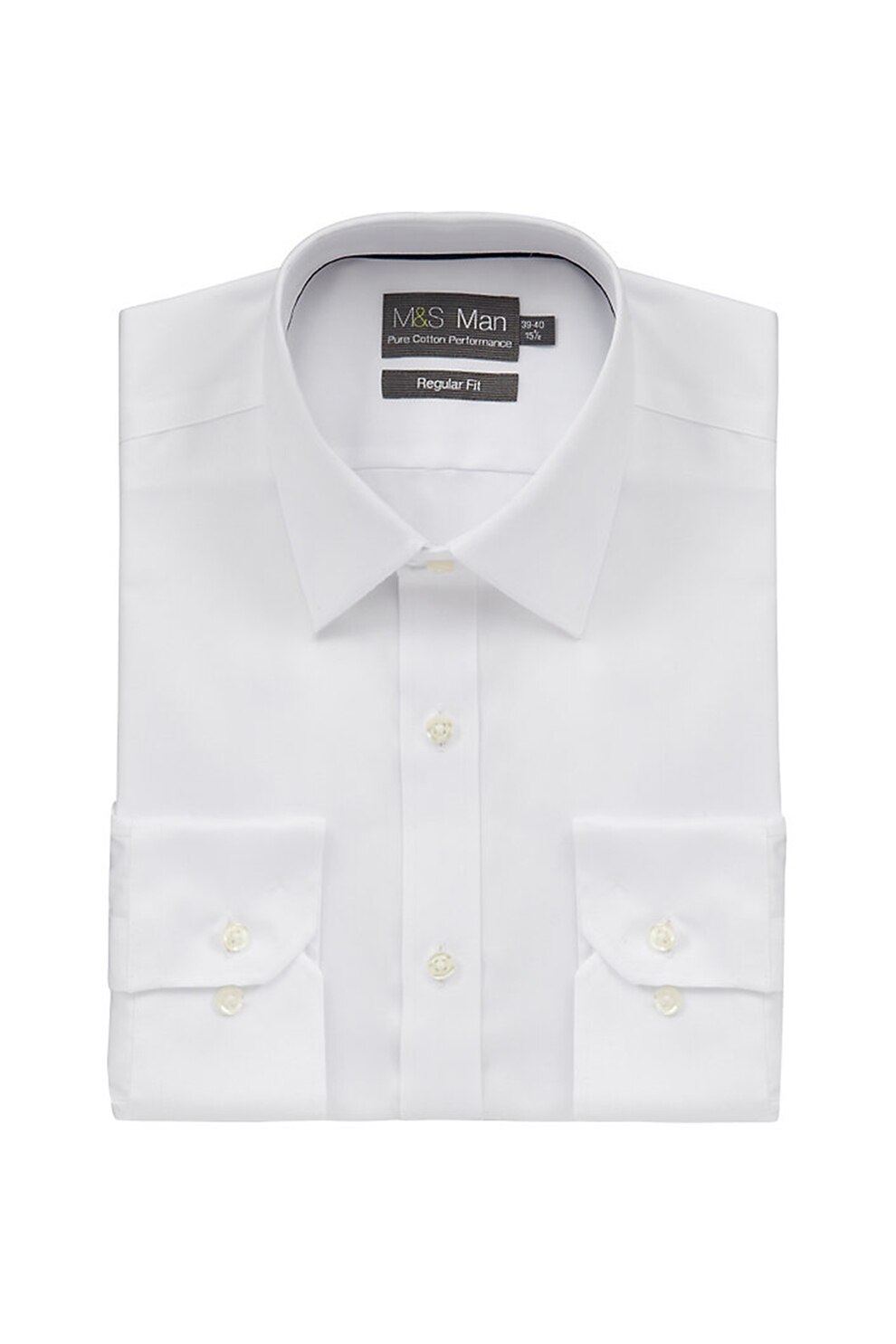 Marks & Spencer, Camasa regular fit, Alb