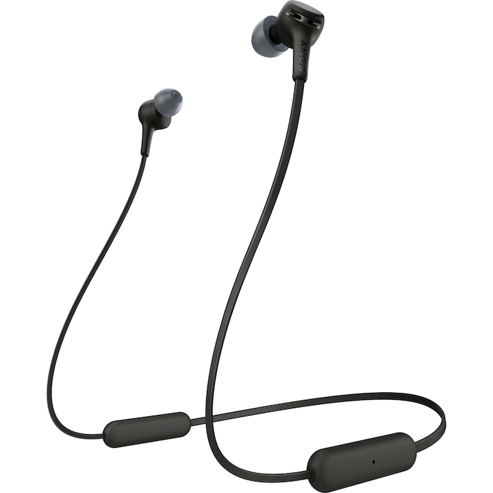 Аудио слушалки Sony WIXB400B, In-Ear, Bluetooth, EXTRA BASS, Автономия 15 часа, Микрофон, Черни/Black