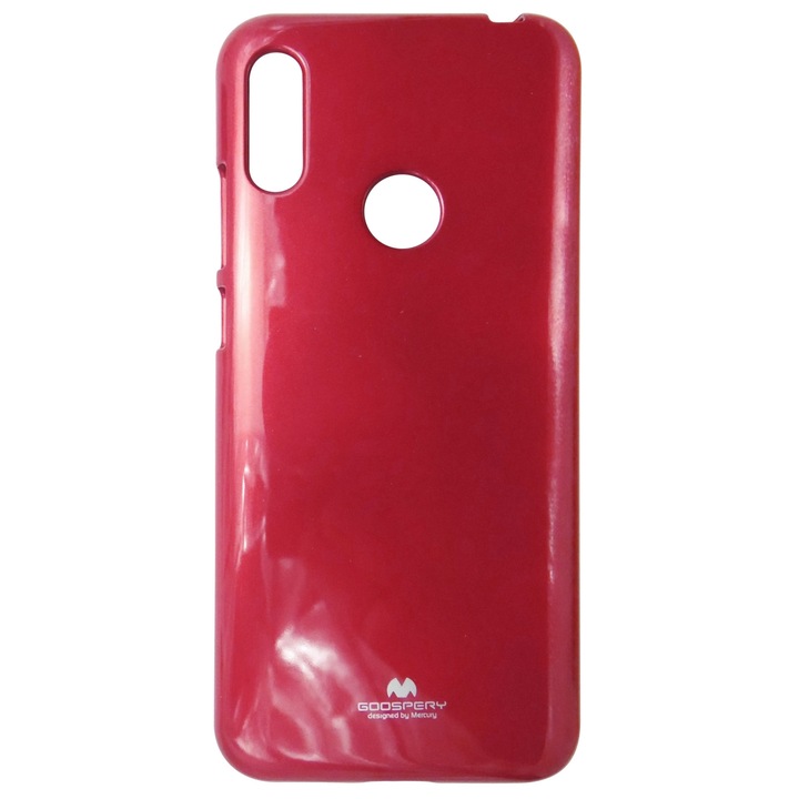Husa silicon Mercury Goospery Jelly Case rosie pentru Huawei Y6S, Y6 (2019)