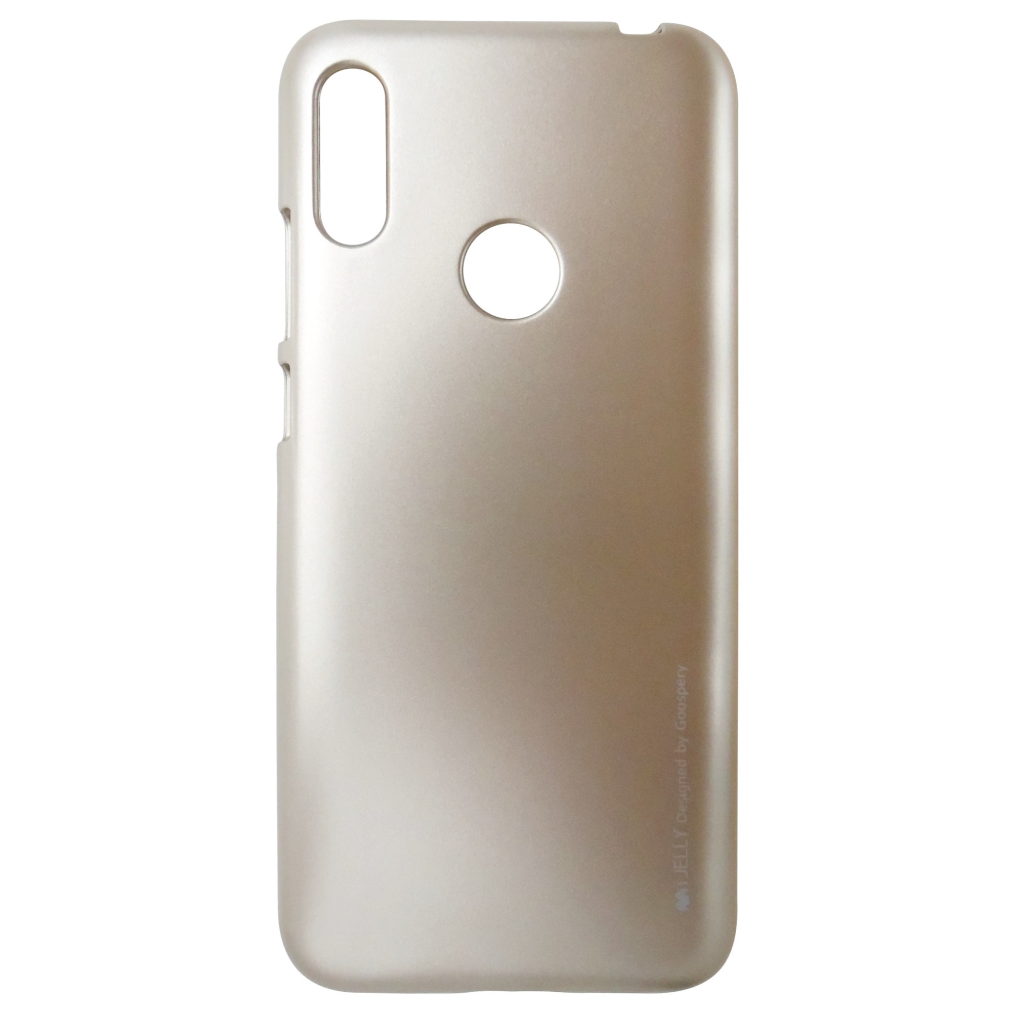 Husa silicon Mercury Goospery i-Jelly auriu metalic pentru Huawei Y6S, Y6 (2019)