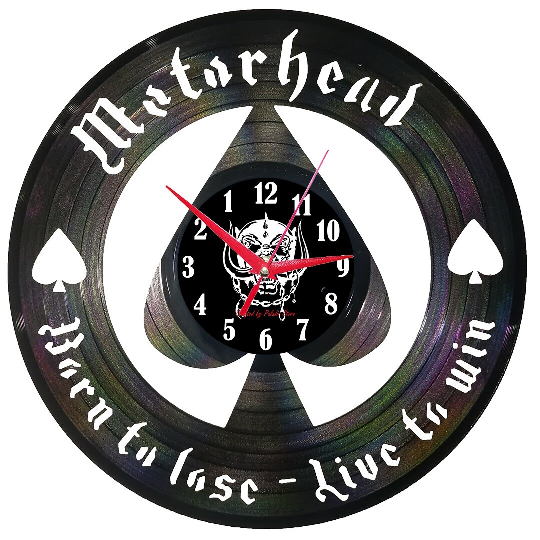 Ceas de perete disc vinil sens invers - Motorhead