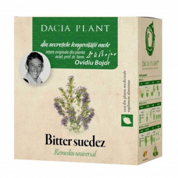 Ceai Bitter Suedez (formula noua) Dacia Plant 50gr