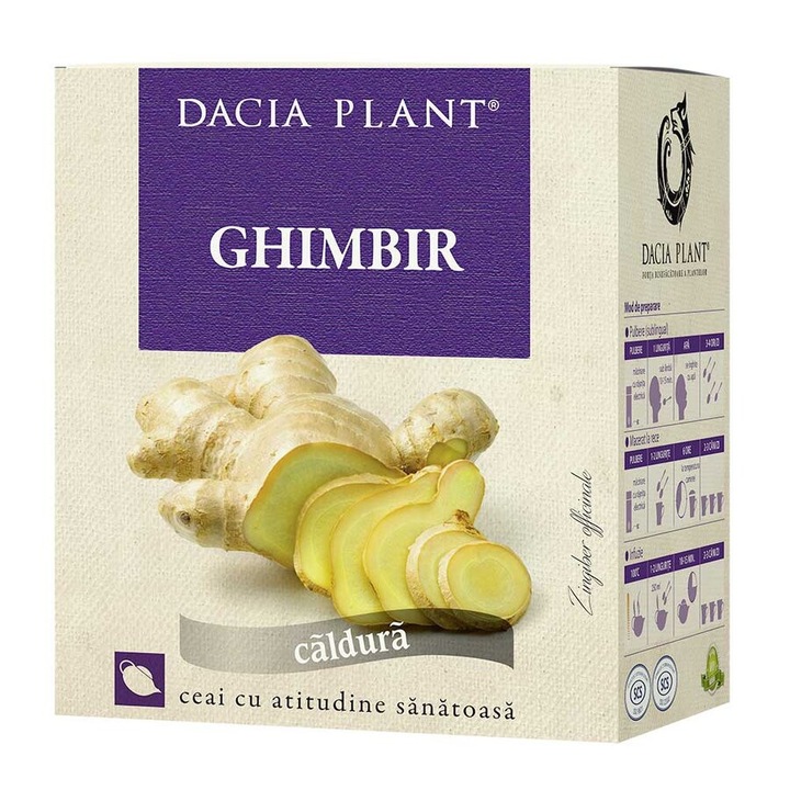 Ceai Ghimbir Dacia Plant 50gr