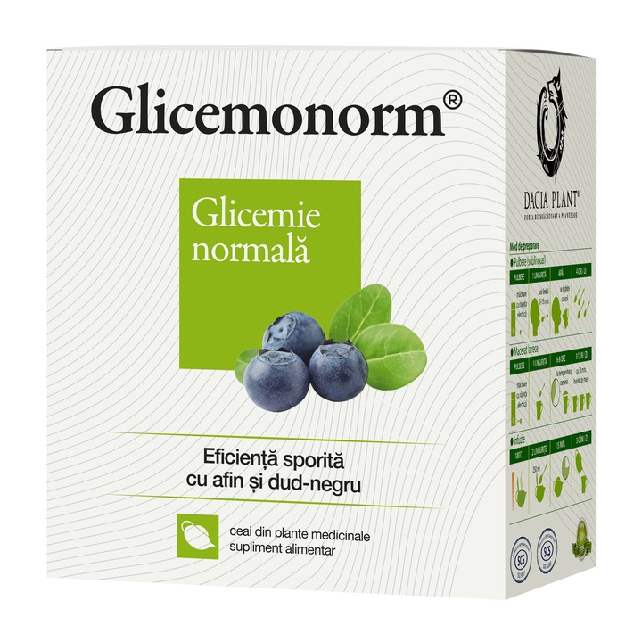 Ceai Glicemonorm Dacia Plant 50gr