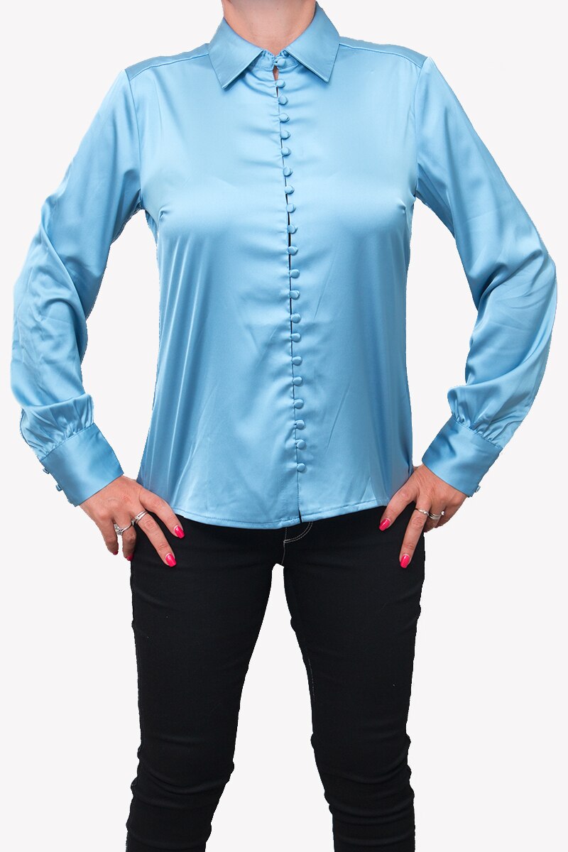 Camasa office Sisters, Albastru