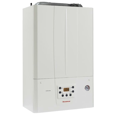 Pachet centrala termica murala in condensare Immergas Victrix TERA 24/28 1 ErP, Gaz, 24 kW, Doua schimbatoare de caldura, termostat ambiental Computherm Q3RF wireless