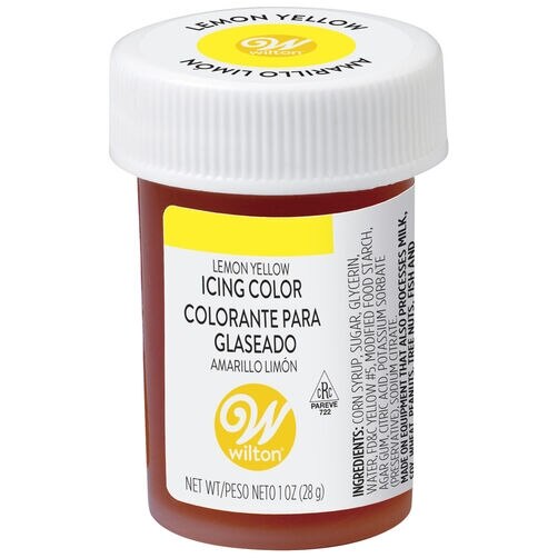 Colorant alimentar gel galben lamaie, 28.3g - Wilton