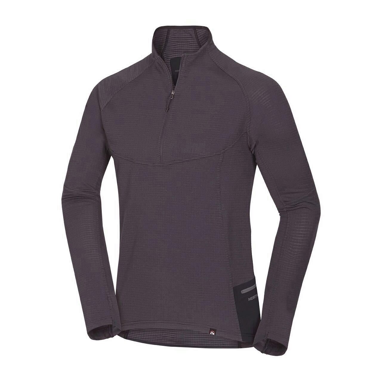 Bluza barbati Polartec® Power Grid™ NORTHFINDER Chleb MI-3476PRO, Negru, XL