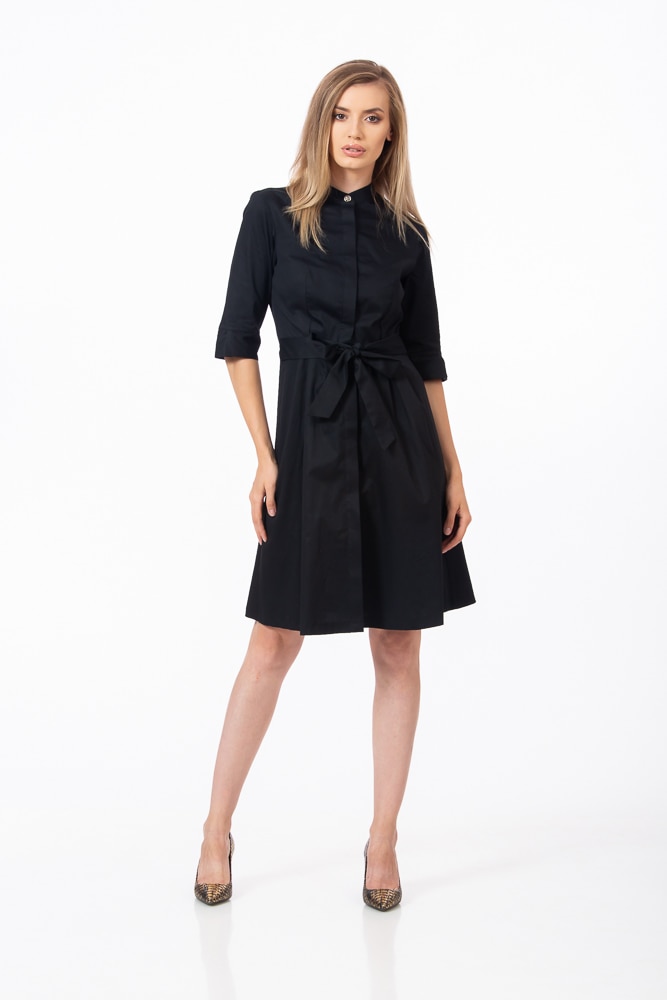 Rochie BE YOU cu funda in talie, Negru