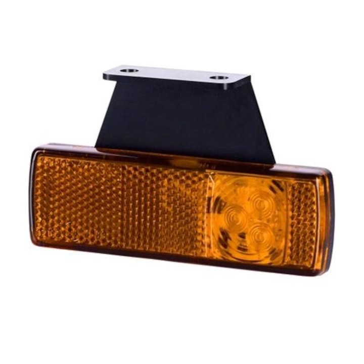 Mérőlámpa 100x33, LED, sárga hátratámasztással, jobb (típusFt17) LD 456/P Horpol