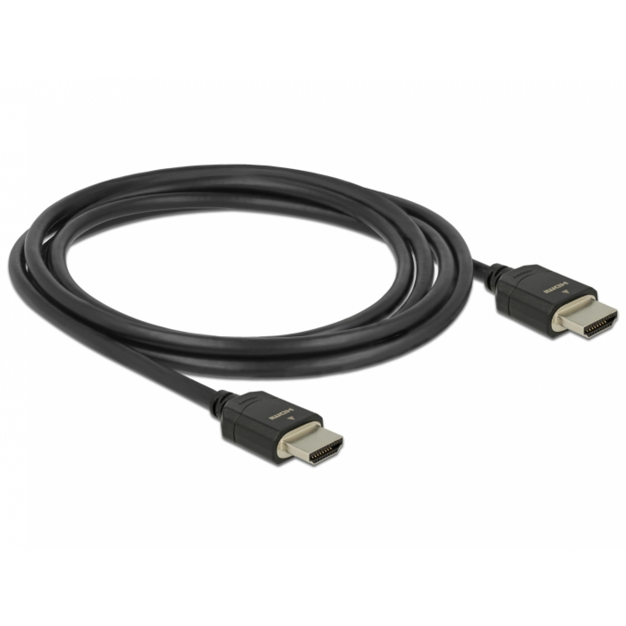 Cablu HDMI 8K60Hz/4K240Hz T-T 2m Negru, Delock 85294