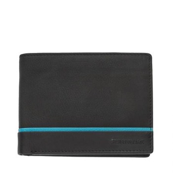 Portofel Silver Flame, SFT0706, Negru, Piele autentica Portofel Silver Flame, SFT0706, Negru, Piele autentica