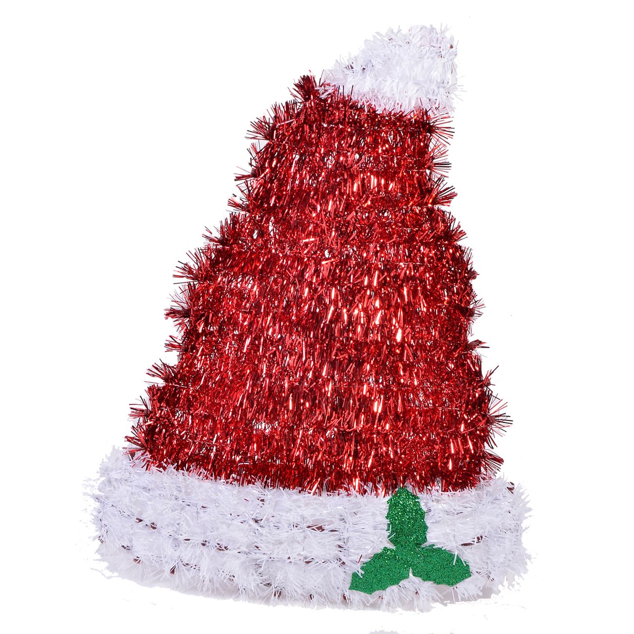 Ornament de Craciun, Zola®, model caciulita, rosie, 32 cm