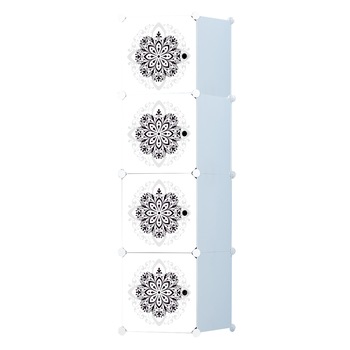 Dulap tip Soldat 4 compartimente, Flower Style, D2699W Dulap tip Soldat 4 compartimente, Flower Style, D2699W