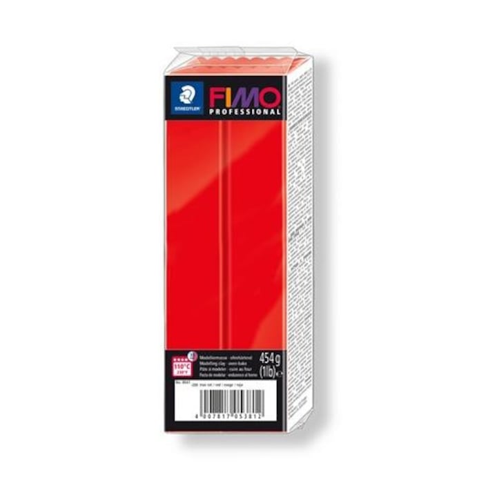 Fimo Professional Égethető Piros Gyurma (454 G)