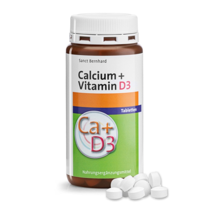 Tablete Calciu + Vitamina D Sanct Bernhard 150 buc