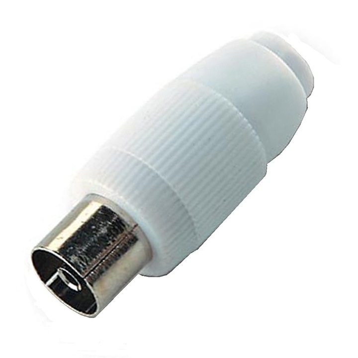 Conector TV mama cu ecran metalic, protectie eficienta la perturbatii radio, RH-095, Alcad