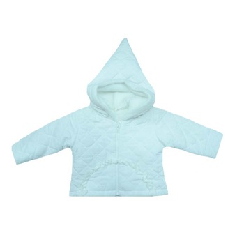 Geaca pentru bebelusi NN GPB-07, Alb, 62 Geaca pentru bebelusi NN GPB-07, Alb, 62